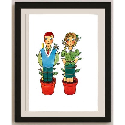 Vlasta Svejdova 29x21cm Orijinal Karikatür BOD04029