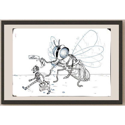 Aleksahar Petrikahovic 29x21cm Orijinal Karikatür BOD04030