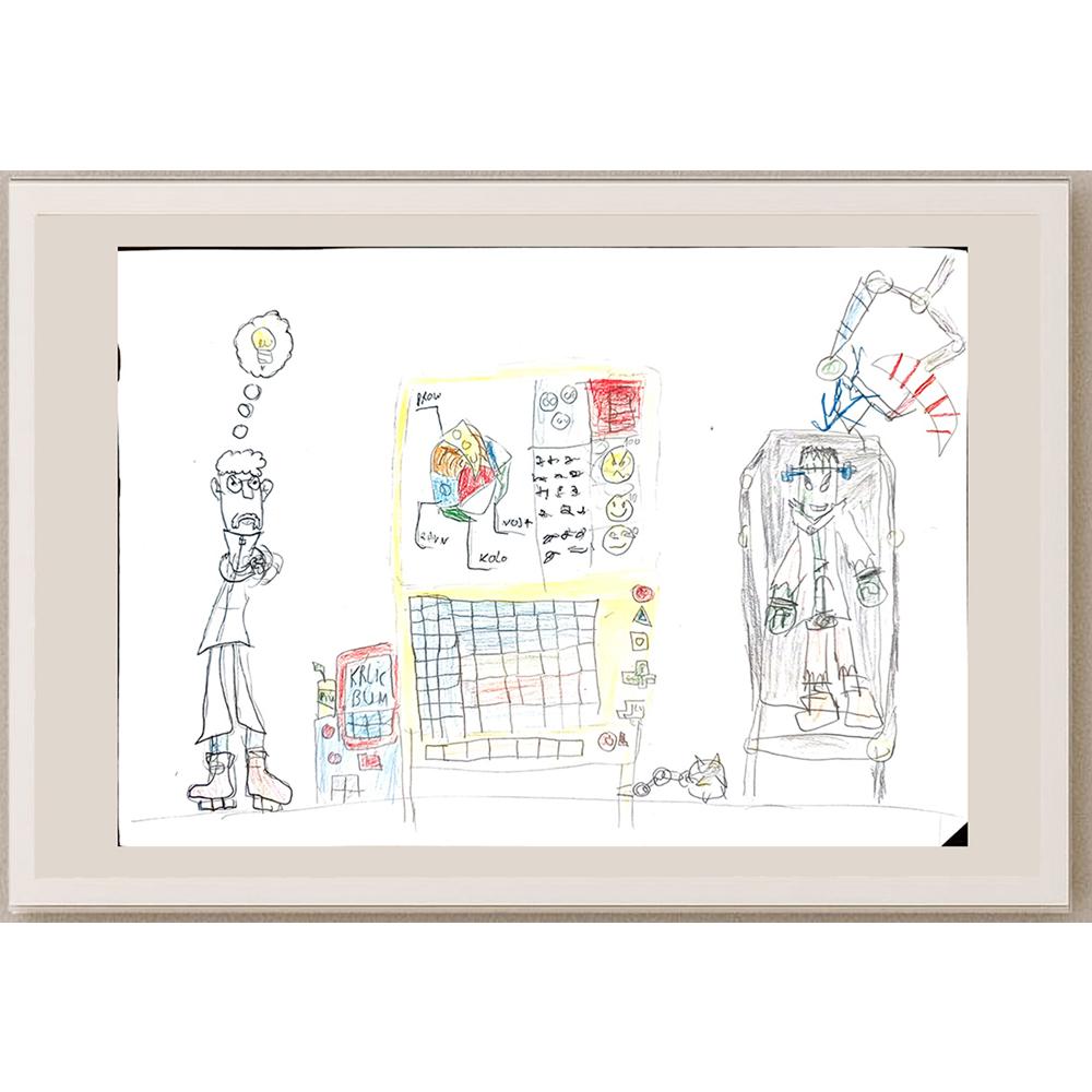 Mihajlo Lazic 29x21cm Orijinal Karikatür BOD04032