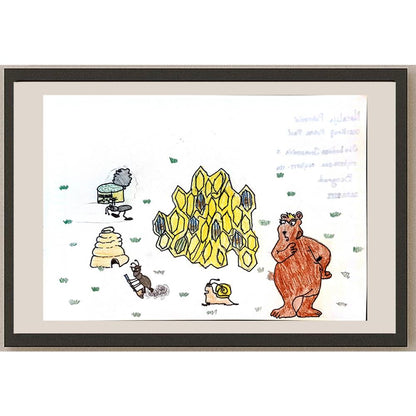 Natalija Petrovic 23x17cm Orijinal Karikatür BOD04035