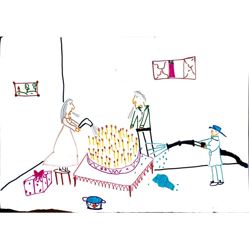 Kristina Cretkovic 29x21cm Orijinal Karikatür BOD04037
