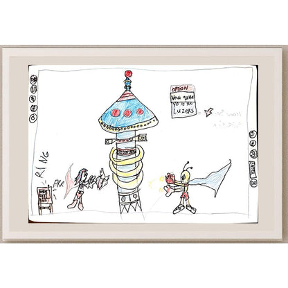 Mihajlo Lazic 29x21cm Orijinal Karikatür BOD04040