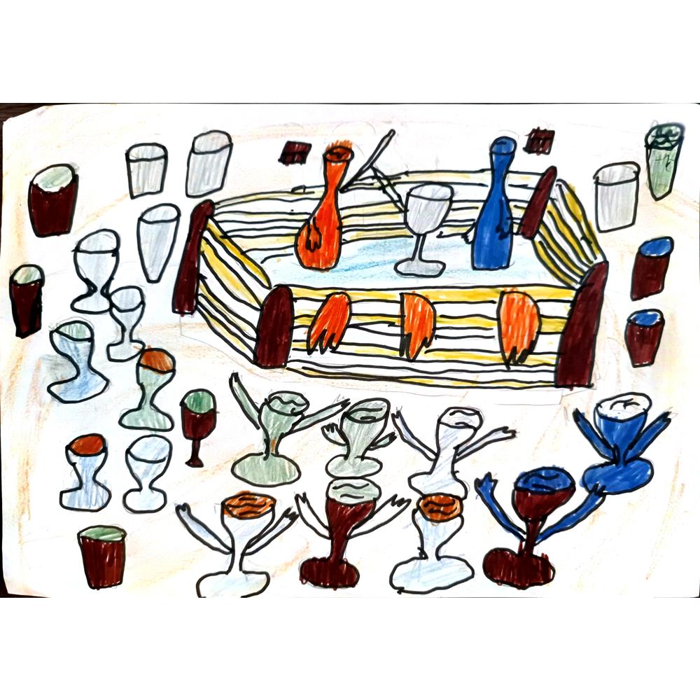 Iva Markovic 29x21cm Orijinal Karikatür BOD04045
