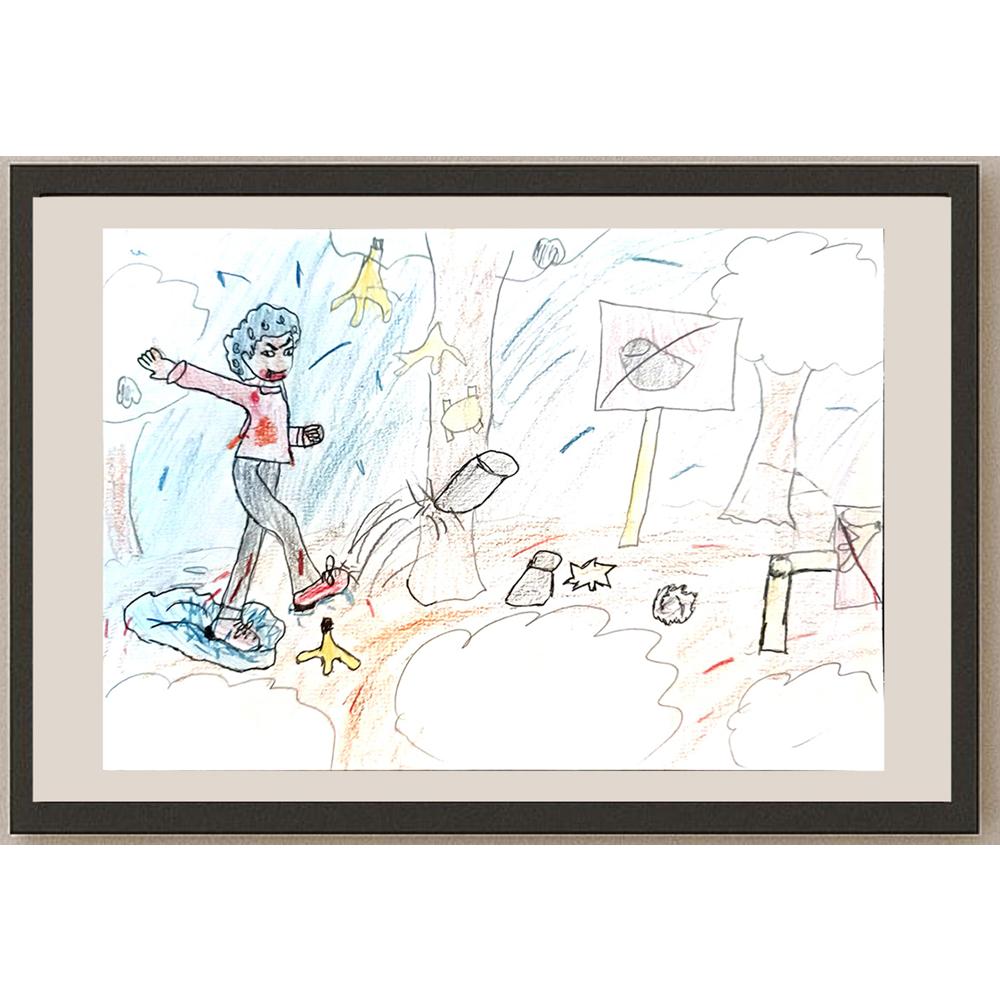 Iva Markovic 23x17cm Orijinal Karikatür BOD04048