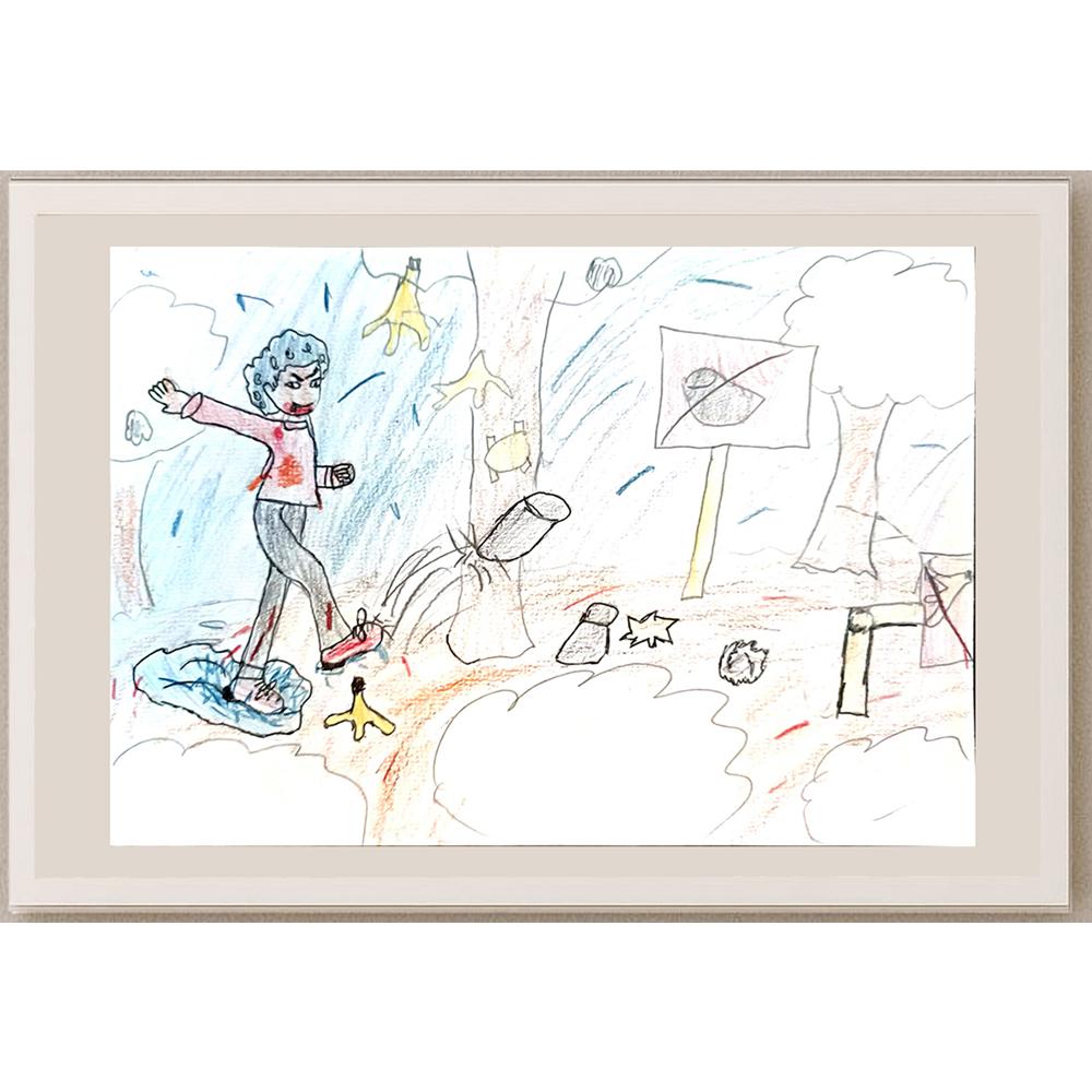 Iva Markovic 23x17cm Orijinal Karikatür BOD04048