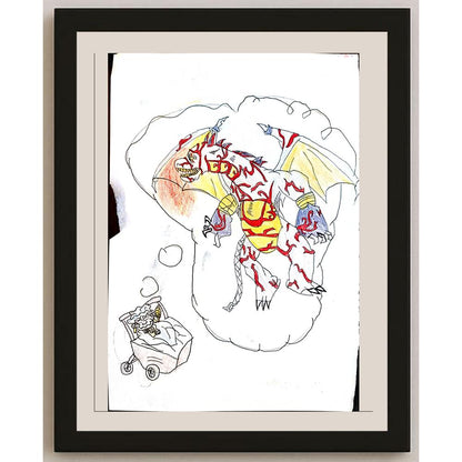 Jovah Misic 29x21cm Orijinal Karikatür BOD04049