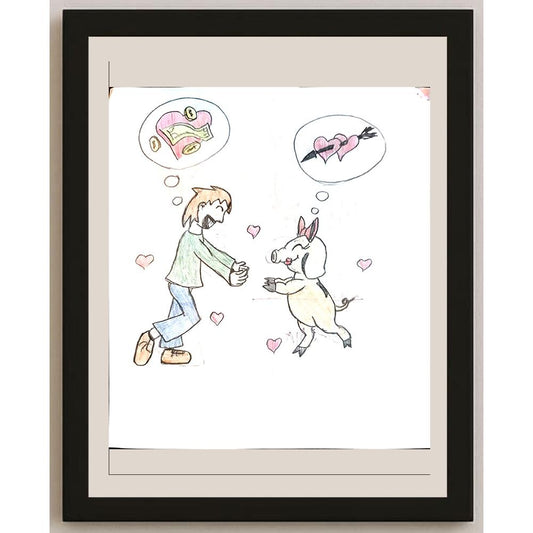 Jovana Sretenovic 23x17cm Orijinal Karikatür BOD04052