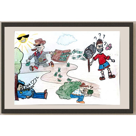 Danijela Domanovic 29x21cm Orijinal Karikatür BOD04053
