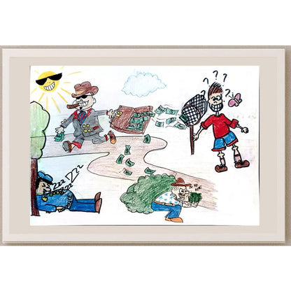 Danijela Domanovic 29x21cm Orijinal Karikatür BOD04053