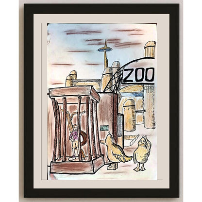 Itevo Norovic 29x21cm Orijinal Karikatür BOD04054