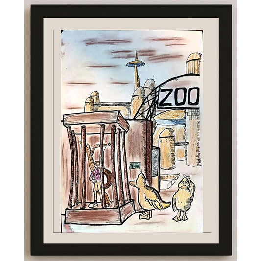 Itevo Norovic 29x21cm Orijinal Karikatür BOD04054