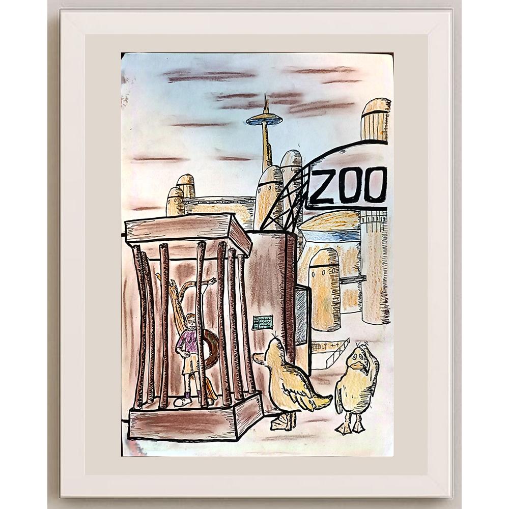 Itevo Norovic 29x21cm Orijinal Karikatür BOD04054