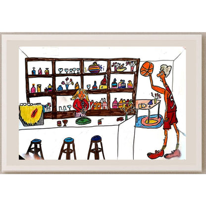Danijela Andric 33x21cm Orijinal Karikatür BOD04055