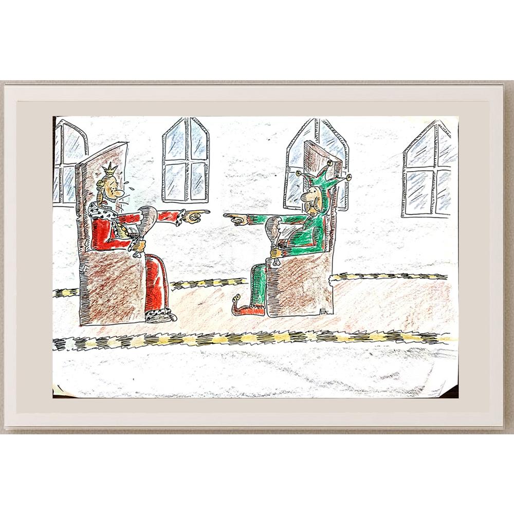 Arsen Lalic 29x21cm Orijinal Karikatür BOD04056