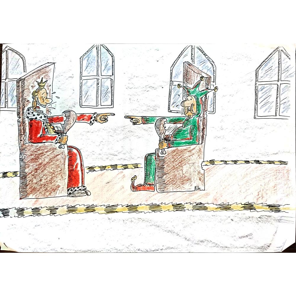 Arsen Lalic 29x21cm Orijinal Karikatür BOD04056