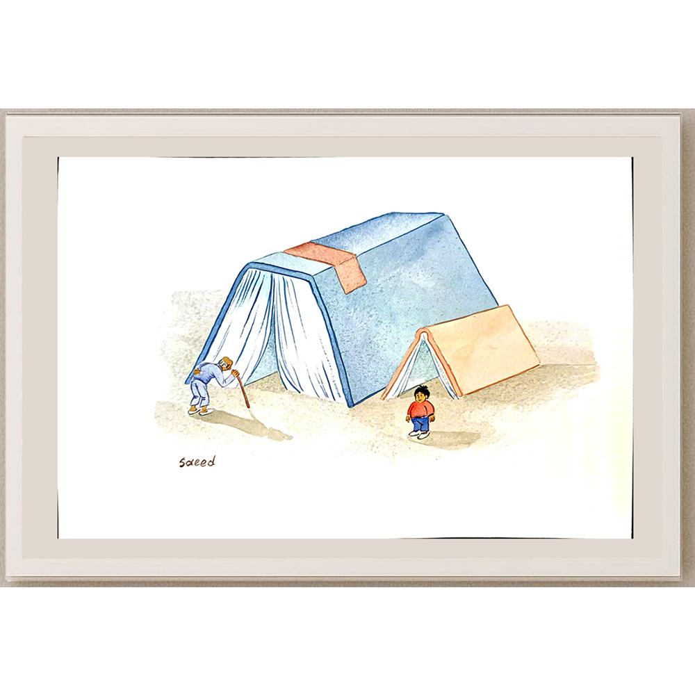 Sadeghi Saeed 43x21cm Orijinal Karikatür BOD04061