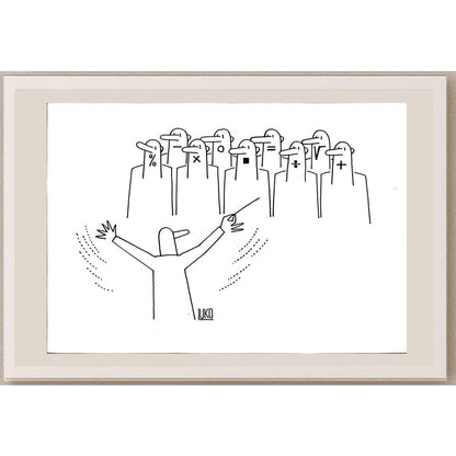 Peter Luko 33x24cm Orijinal Karikatür BOD04063