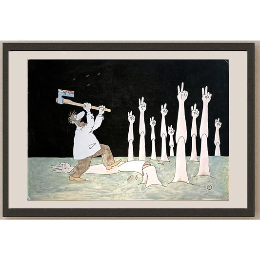 Zijad Sakic 33x22cm Orijinal Karikatür BOD04069
