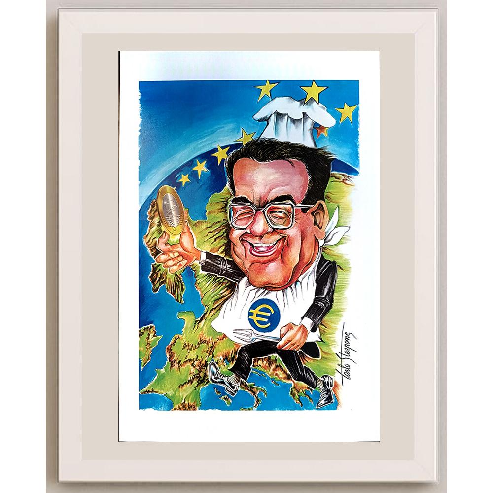 Carlo Sterpone 29x21cm Orijinal Karikatür BOD04070
