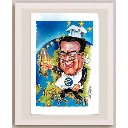 Carlo Sterpone 29x21cm Orijinal Karikatür BOD04070