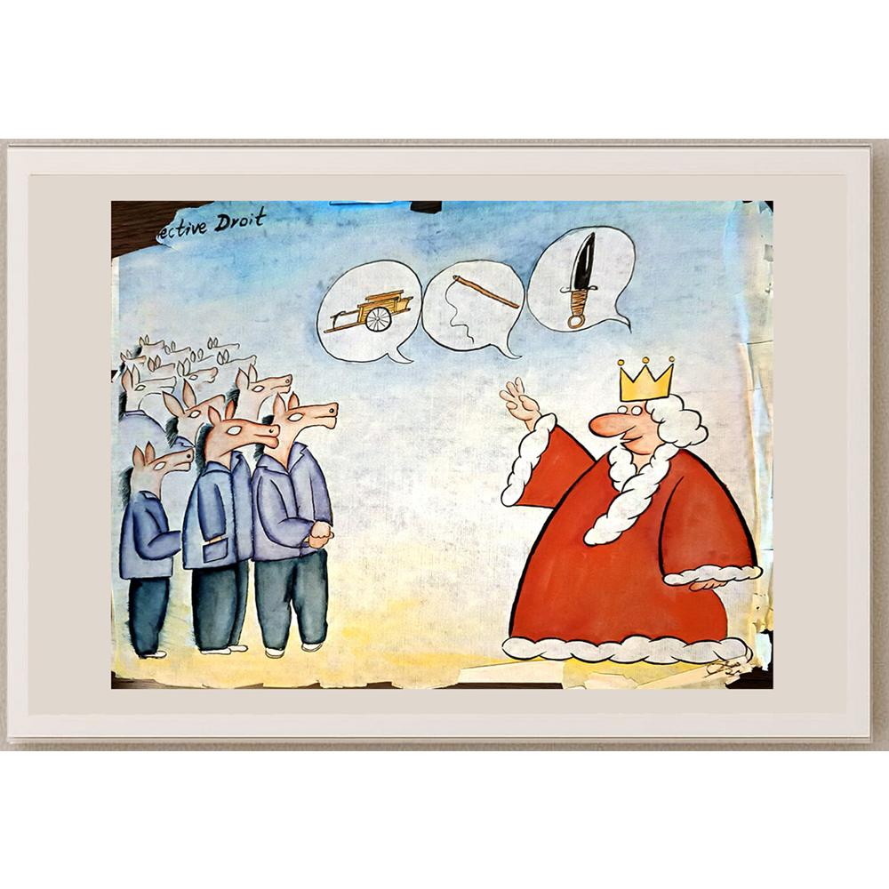 Li Zhi 35x25cm Orijinal Karikatür BOD04075