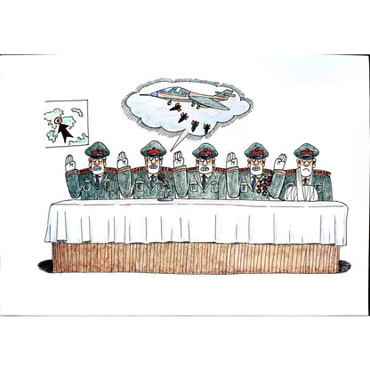Feng Hui Cang 29x21cm Orijinal Karikatür BOD04077