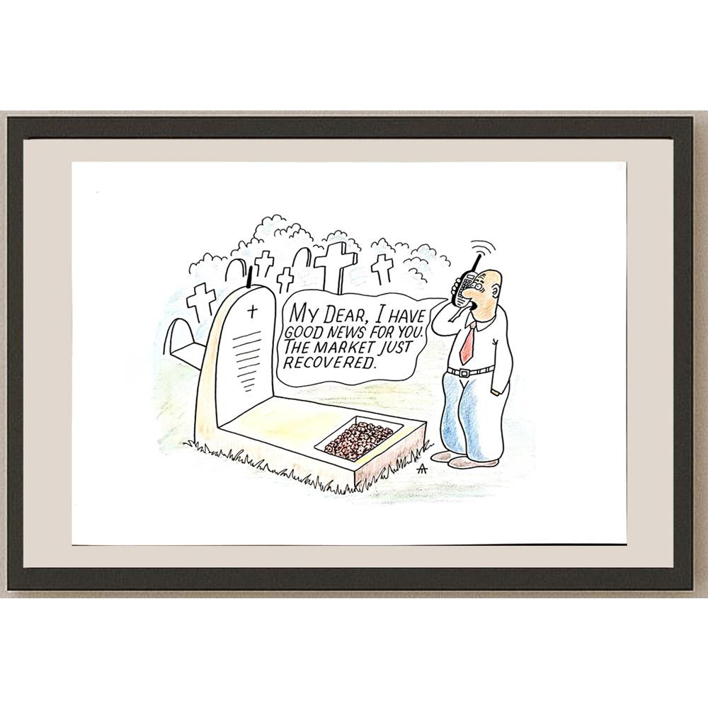 Alexei Talimonov 29x21cm Orijinal Karikatür BOD04099
