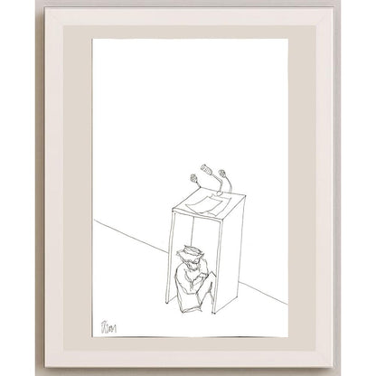 Fedor Kritovak 29x21cm Orijinal Karikatür BOD04102