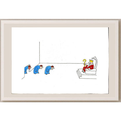 Wang Zhu Hua 29x21cm Orijinal Karikatür BOD04104