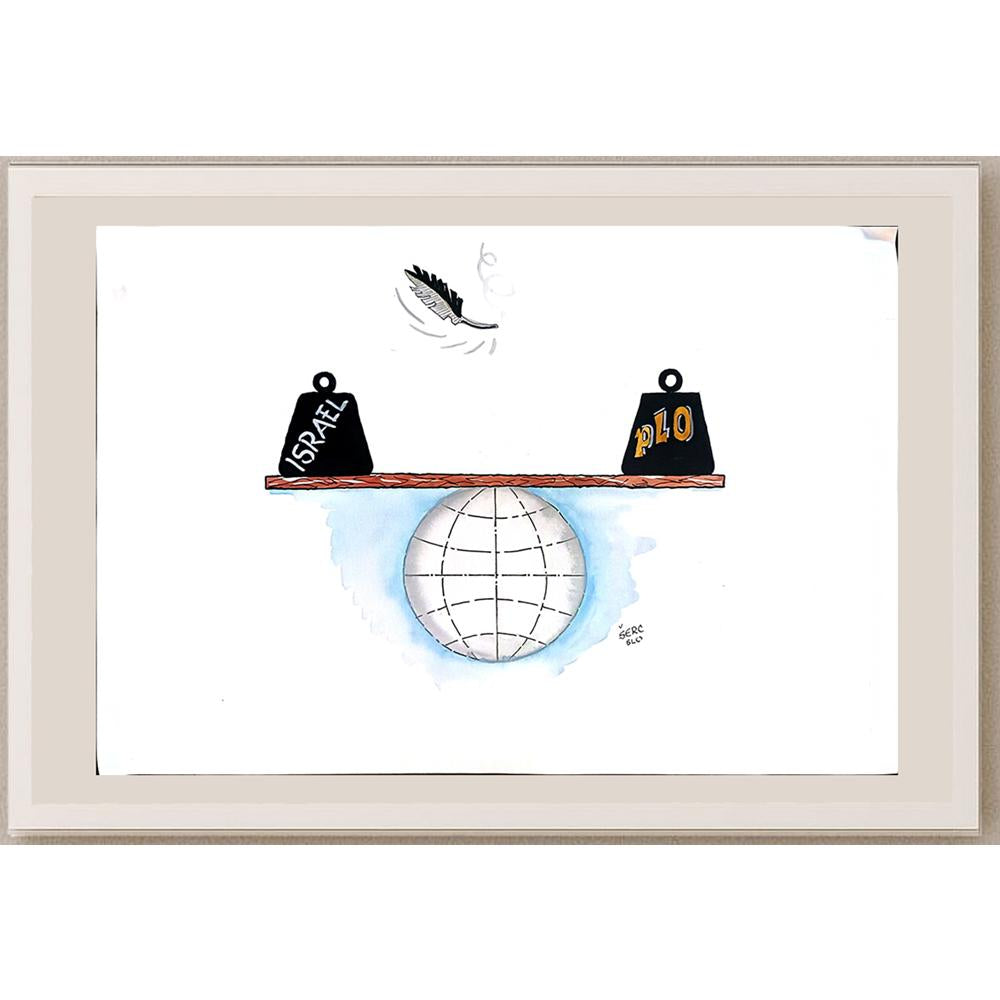 Stanko Serr 35x25cm Orijinal Karikatür BOD04109