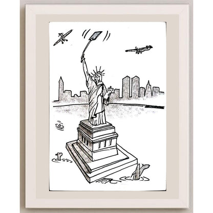 Frantisek Kratochvil 29x21cm Orijinal Karikatür BOD04110