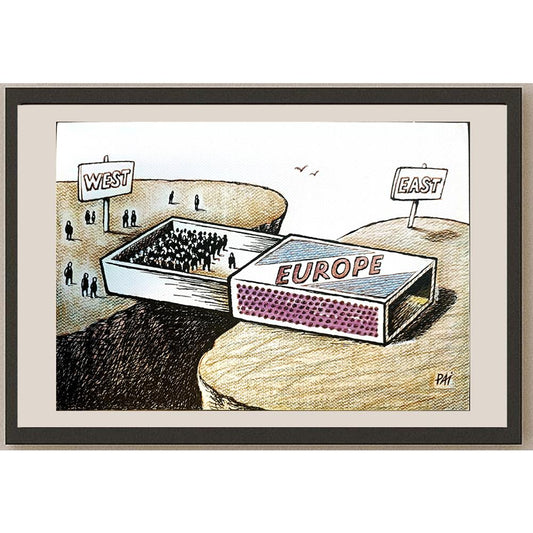 Julian Pena Pai 29x21cm Orijinal Karikatür BOD04112