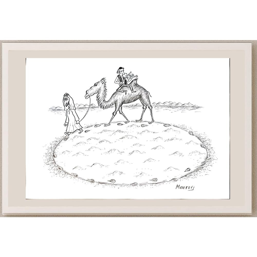 Meerov Vladimir 33x23cm Orijinal Karikatür BOD04115