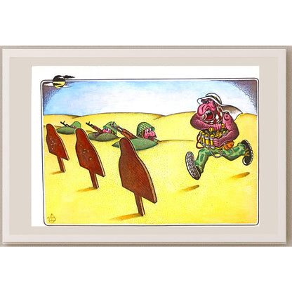 Vansovich Andrey 43x30cm Orijinal Karikatür BOD04122