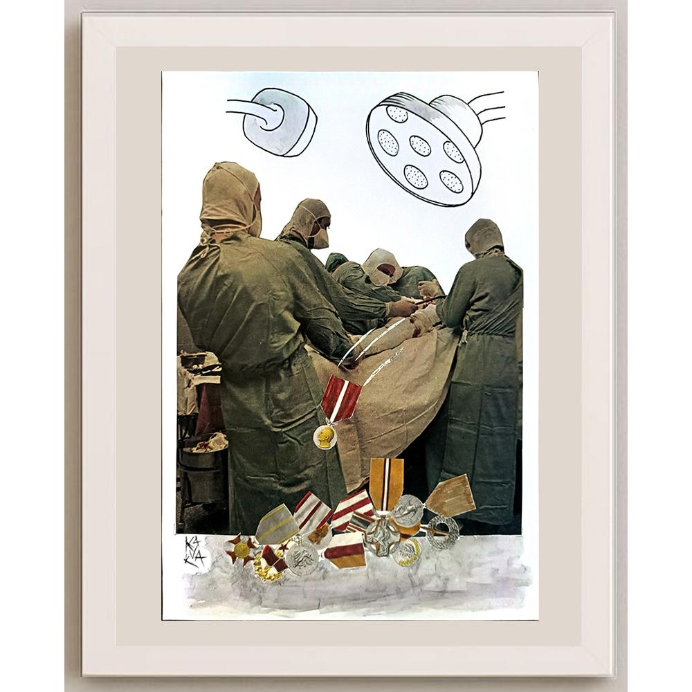 Jiri Kavka 29x21cm Orijinal Karikatür BOD04124