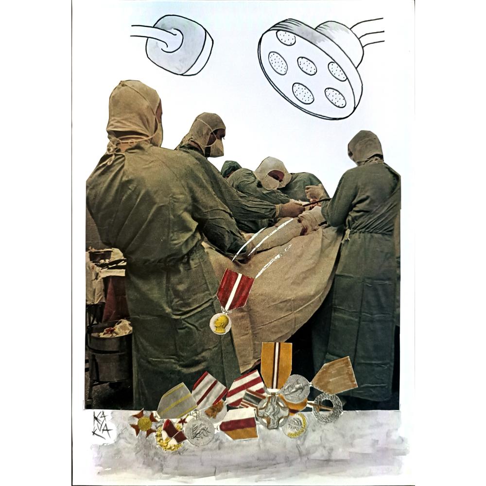 Jiri Kavka 29x21cm Orijinal Karikatür BOD04124