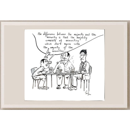 Bossens Philippe 28x25cm Orijinal Karikatür BOD04126