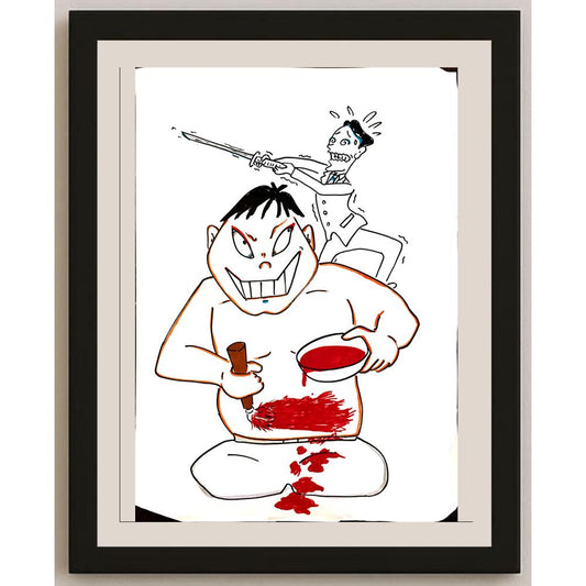 Kayoko Sugama 38x28cm Orijinal Karikatür BOD04129