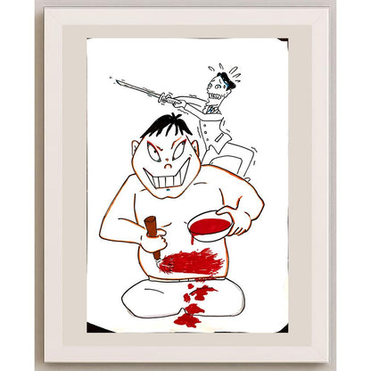 Kayoko Sugama 38x28cm Orijinal Karikatür BOD04129