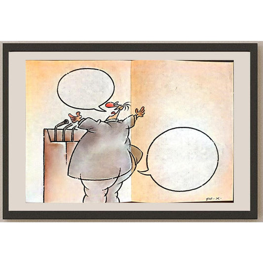 Dachuan Xia 29x21cm Orijinal Karikatür BOD04130
