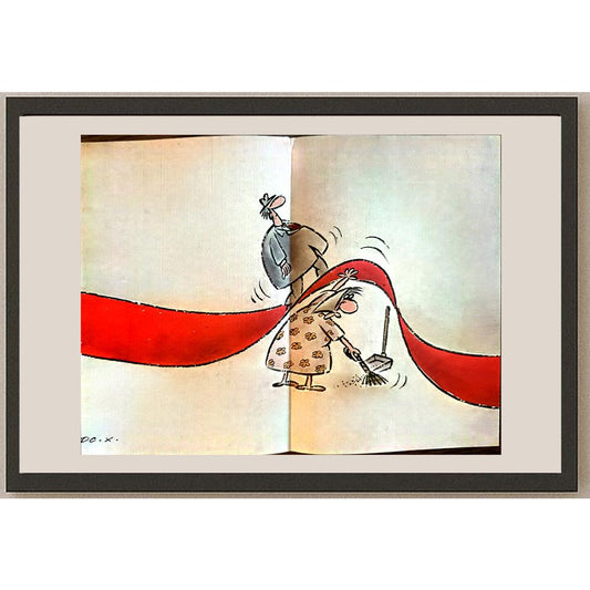 Dachuan Xia 29x21cm Orijinal Karikatür BOD04133