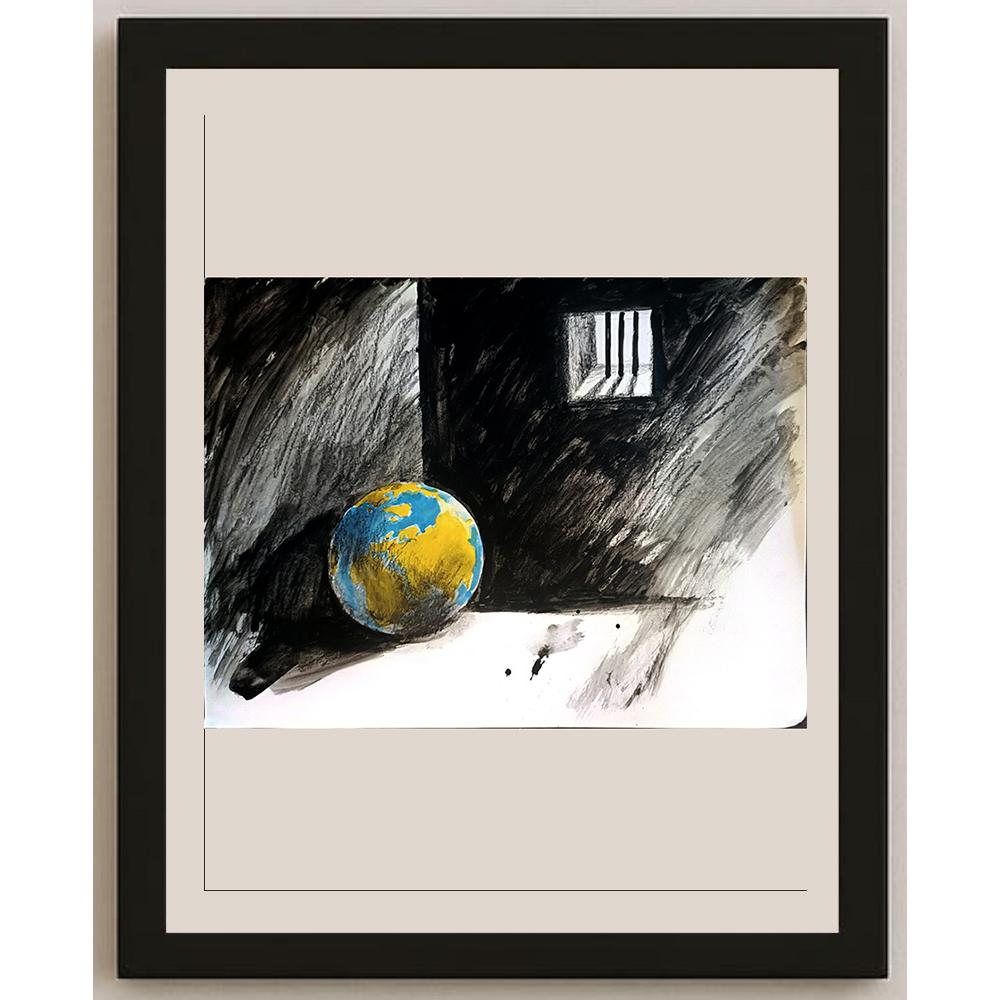 Stojan Dechev 35x25cm Orijinal Karikatür BOD04134