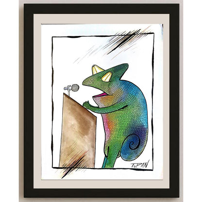 Cristian Topan 33x26cm Orijinal Karikatür BOD04135