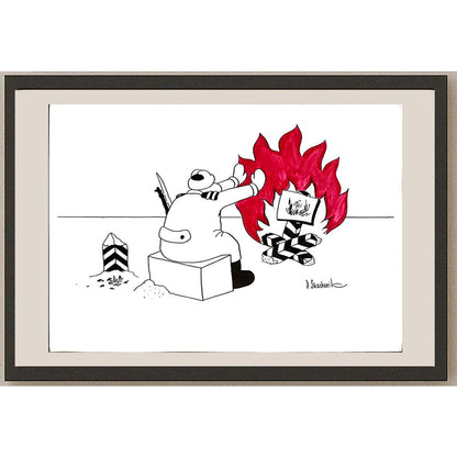 Dmitriy Skazhenik 29x21cm Orijinal Karikatür BOD04136