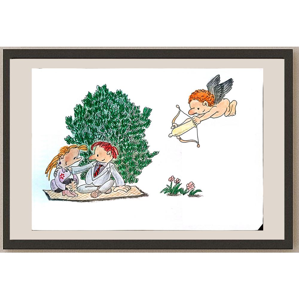 Ma Heng Chao 27x20cm Orijinal Karikatür BOD04144