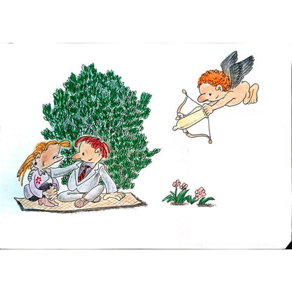 Ma Heng Chao 27x20cm Orijinal Karikatür BOD04144