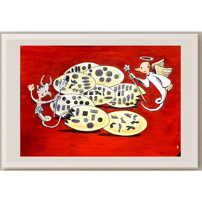 Ma Heng Chao 27x20cm Orijinal Karikatür BOD04145