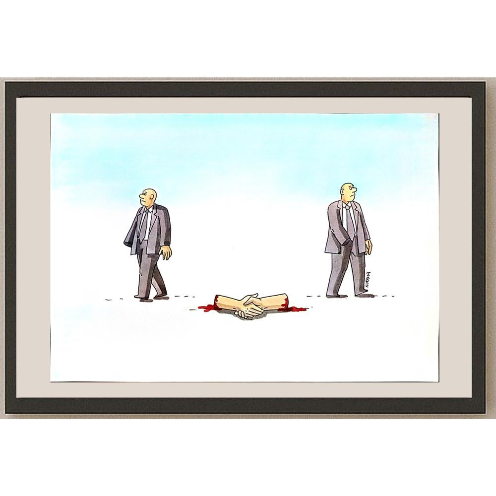 Lubomir Kotrha 29x21cm Orijinal Karikatür BOD04147