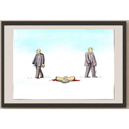 Lubomir Kotrha 29x21cm Orijinal Karikatür BOD04147