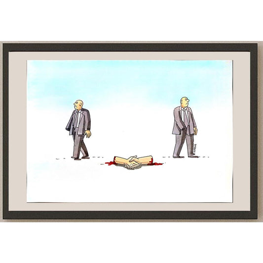 Lubomir Kotrha 29x21cm Orijinal Karikatür BOD04147